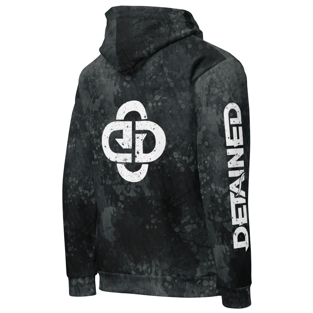 DETAINED - Black Splatter Series Hoodie