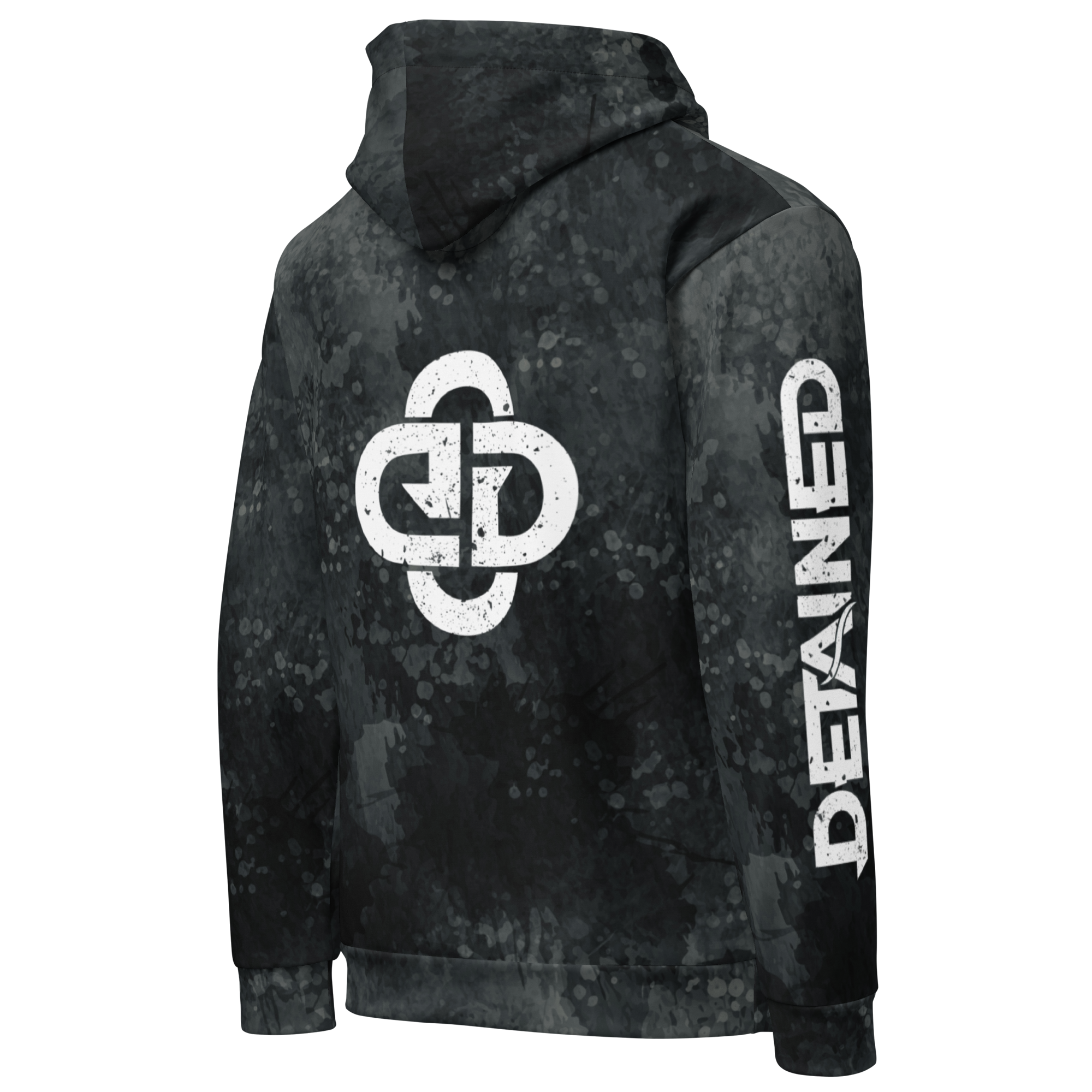 DETAINED - Black Splatter Series Hoodie